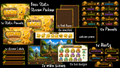 Triceratops Stream Overlay Package, Yellow Dinosaur Graphics, Webcam Frame (Digital Download)